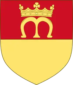 Meduna coat of arms (based on description in Spreti 1968)