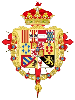 Coat of Arms of Infante Francisco de Paula of Spain