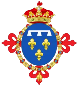 Coat of arms of Prince Antoine in Spain