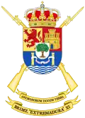 Coat of Arms of the former 11th Mechanised Infantry Brigade "Extremadura" (BRIMZ-XI)