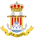 Coat of Arms of the Naval Assistantship of Ibiza Maritime Action Forces (FAM)