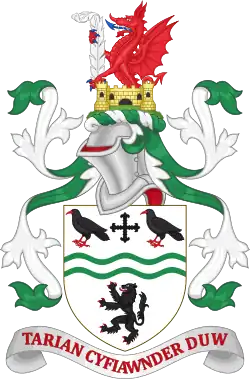 Arms of Clwyd County Council