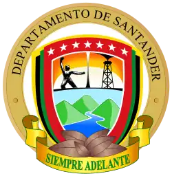 Coat of arms of Department of Santander