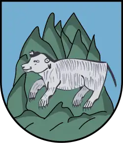 Coat of arms of Svaneti according to Vakhushti