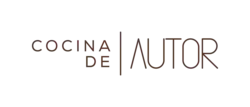 Graphic logo with the stylized text "Cocina de Autor"