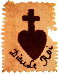 Sacred Heart patch of the French Catholic and Royal Army