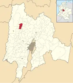 Location of the municipality and town of Gómez Plata in the Antioquia Department of Colombia
