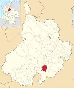 Location of the municipality and town of Oiba in the Santander Department of Colombia