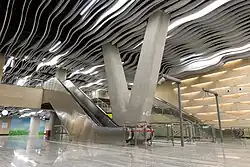 South lobby mezzanine (currently closed, June 2023)