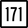 Route 171 marker