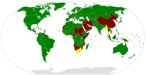 Membership of the Convention on the Political Rights of Women