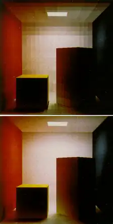 The image was rendered using a VAX-11/780 superminicomputer and took around 6 hours to calculate.[6]