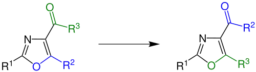 Cornforth rearrangement overall reaction