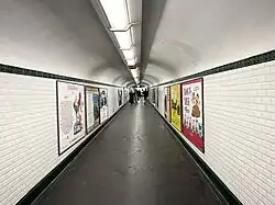 One of the corridors within the station