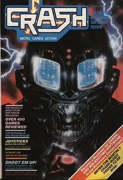 The cover of Crash issue 1 (1984)