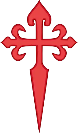 Cross of Saint James as used by the Order of Santiago