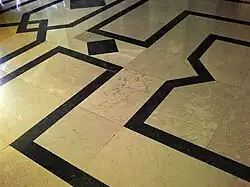 Entrance hall floor