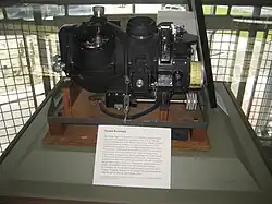 Norden bombsight on display