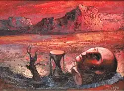 Remains of Civilization (ca.1967), 23.7 x 31.7in, Private Collection - Notable