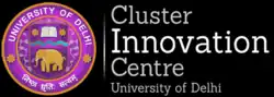 Logo of Cluster Innovation Centre with the University of Delhi logo on the right and the name of the centre on the left.