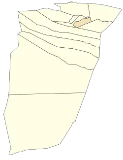 Location of El Atteuf commune within Ghardaïa Province