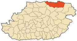 Location of Azeffoun