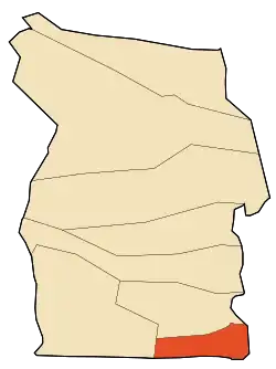 Location of Sidi Amrane commune within El M'Ghair Province
