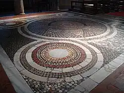 Cosmatesque-style paving of the San Pietro alla Carità
