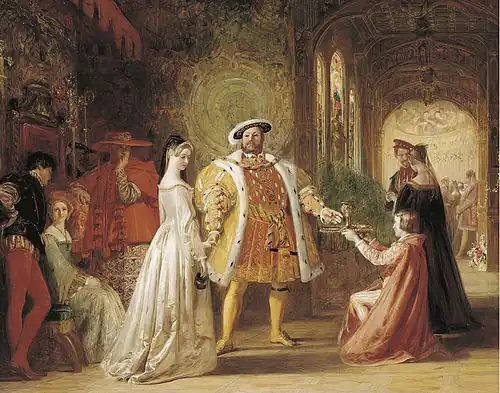Henry VIII's First Meeting with Anne Boleyn, 1835