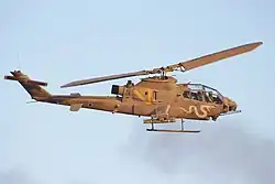 Have been based on Palmachim from 1979 until 2013: AH-1 Cobra Tzefa attack helicopters