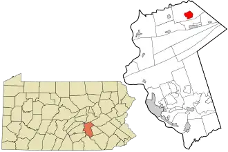 Location in Dauphin County and the U.S. state of Pennsylvania.