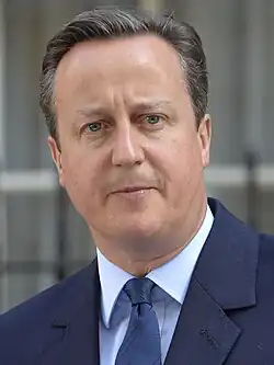 Head-and-shoulders colour photograph of David Cameron in 2010