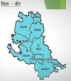 Location of Deeg district