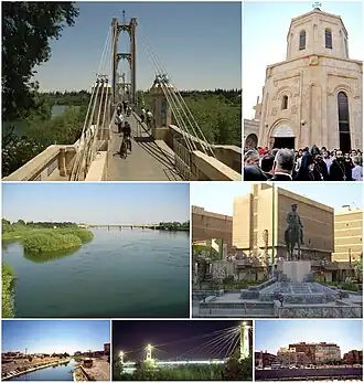 Suspension bridge of Deir ez-Zor&nbsp;• Memorial of Armenian genocide Euphrates River&nbsp;• March 8 Square Panorama of Deir ez-Zor