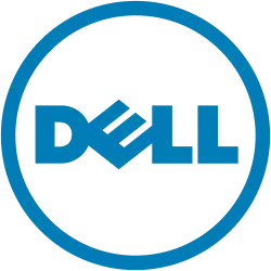 Dell's logo, used before the acquisition of EMC, used from 2010 to 2016