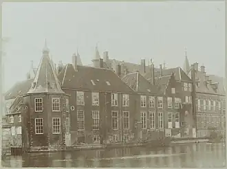 Exterior seen from the Hofvijver in 1913