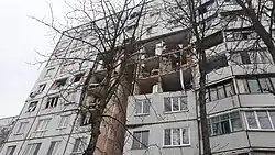 Saltivka after russian shelling in March 2022