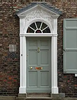 Main entrance to the house