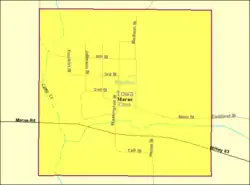 Detailed map of Marne, Iowa