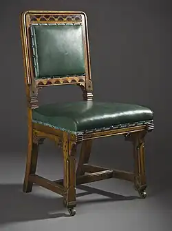 Dining chair (ca. 1867), Los Angeles County Museum of Art.