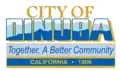 Official logo of Dinuba, California
