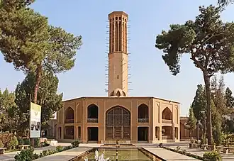 Dowlatabad Garden pavilion with wind tower