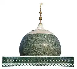 Dome of the shrine of Hazrat Mahboob-e-Zaat