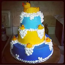 Dominican Baby Shower Cake
