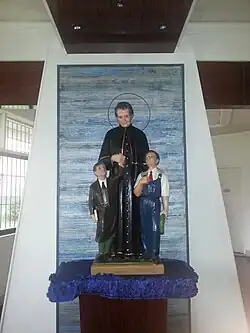 Statue at the Diocesan Shrine of Mary Help of Christians, Canlubang, Calamba, Laguna, Philippines
