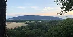 Dannenfels at the foothills of Donnersberg mountain