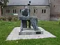 The statue of Simon Vestdijk in Doorn
