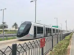 Tram in Dubai, UAE