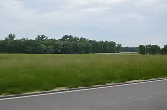 Fields west of Grafton