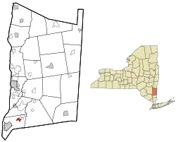Location of Fishkill, New York